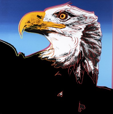 Lot 3 - Andy Warhol (American 1928-1987), 'Bald Eagle, from Endangered Species', 1983