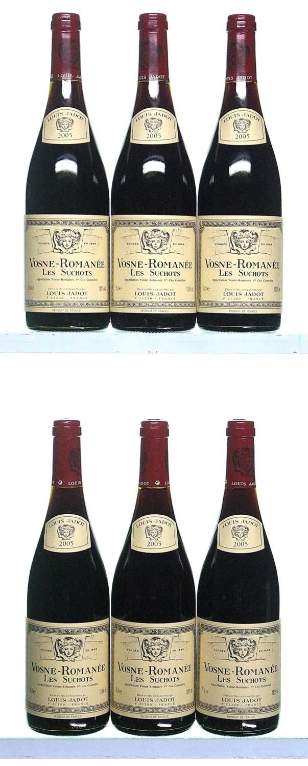 Lot 118 - 6 bottles 2005 Vosne-Romanee Les Suchots Jadot
