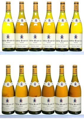 Lot 138 - 12 bottles 1996 Chablis Vaudesir Droin
