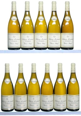 Lot 154 - 11 bottles 2003 Puligny-Montrachet La Garenne Sauzet