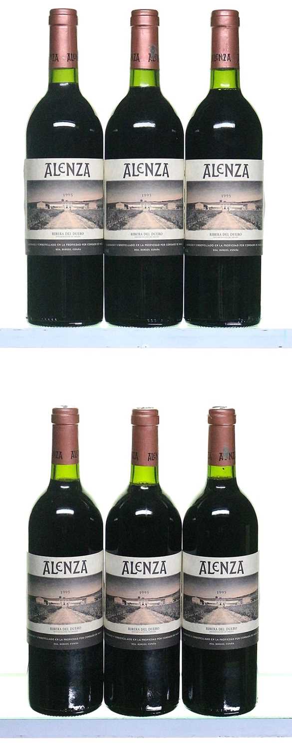 Lot 225 - 6 bottles 1995 Condado de Haza Alenza Gran Reserva