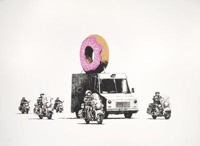 Lot 100 - Banksy (British 1974-), ‘Donuts (Strawberry)’, 2009