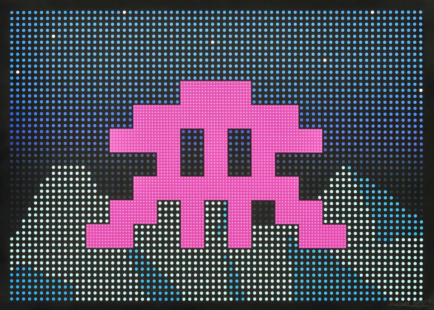 Lot 203 - Invader (French 1969-), 'L.E.D.', 2017