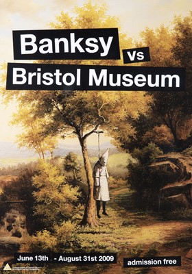 Lot 72 - Banksy (British 1974-) a collection of four Banksy vs Bristol Museum exhibition posters, 2009