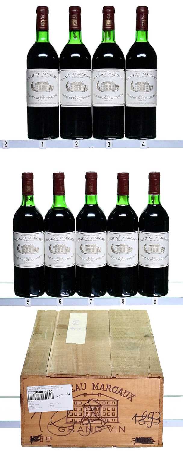 Lot 70 9 Bottles 1983 Chateau Margaux lot-70-9-bottles-1983-chateau-margaux