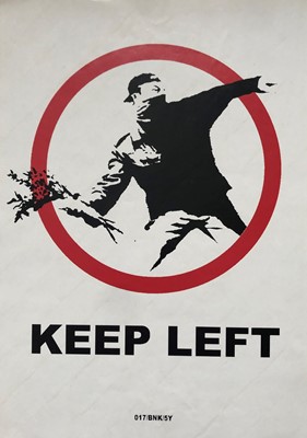 Lot 88 - Banksy (British 1974-), 'Keep Left', 2006