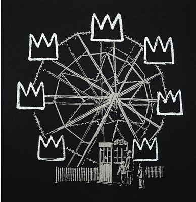 Lot 102a - Banksy (British 1974-), 'Banksquiat (Black)', 2019