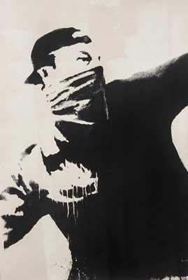 Lot 231 - Banksy (British 1974-), 'Thrower (Grey)', 2019 (Signed)