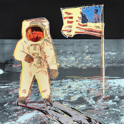 Lot 142 - Andy Warhol (American 1928-1987), 'Moonwalk 404 Yellow', 1987