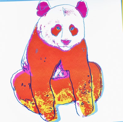 Lot 140 - Andy Warhol (American 1928-1987), 'Giant Panda, from Endangered Species', 1983