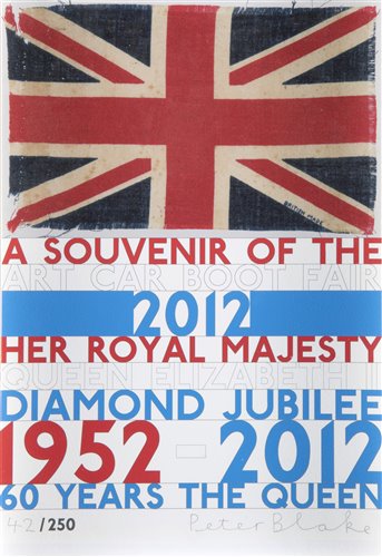 Lot 110 - Peter Blake (British b.1932), 'Diamond Jubilee', 2012