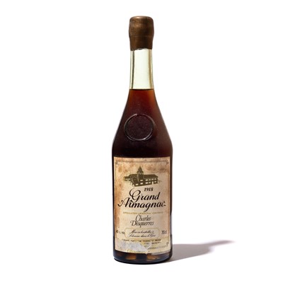Lot 161 - 1 bottle 1918 Charles Desquerres Grand Armagnac