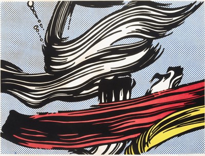 Lot 181 - Roy Lichtenstein (American 1923-1997), 'Brushstrokes', 1967
