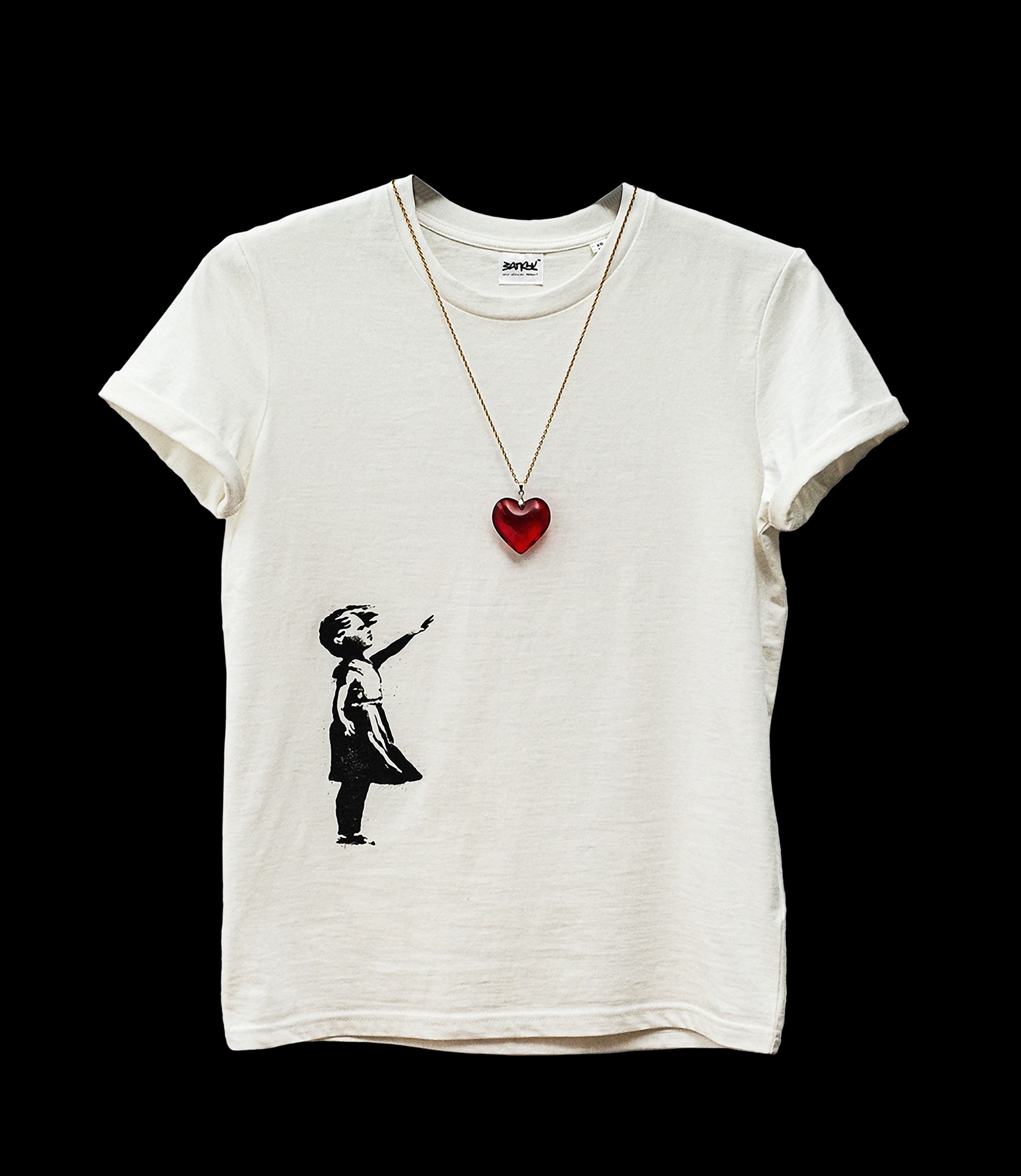 banksy balloon girl shirt