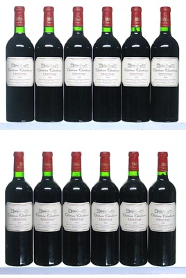 Lot 193 - 12 bottles 2000 Ch Chadenne