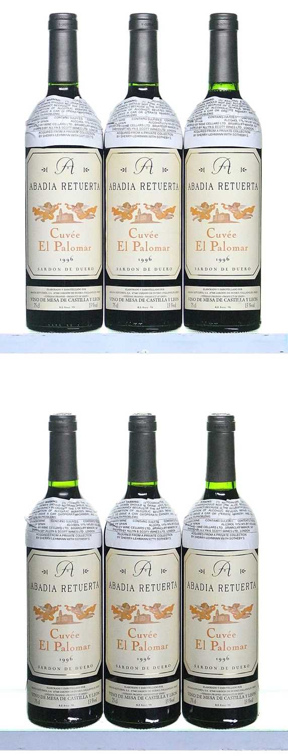 Lot 277 - 12 bottles 1996 Abadia Retuerta Cuvee Palomar