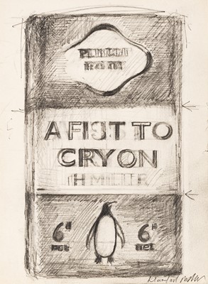 Lot 164 - Harland Miller (British 1964-), 'A Fist To Cry On', 2010
