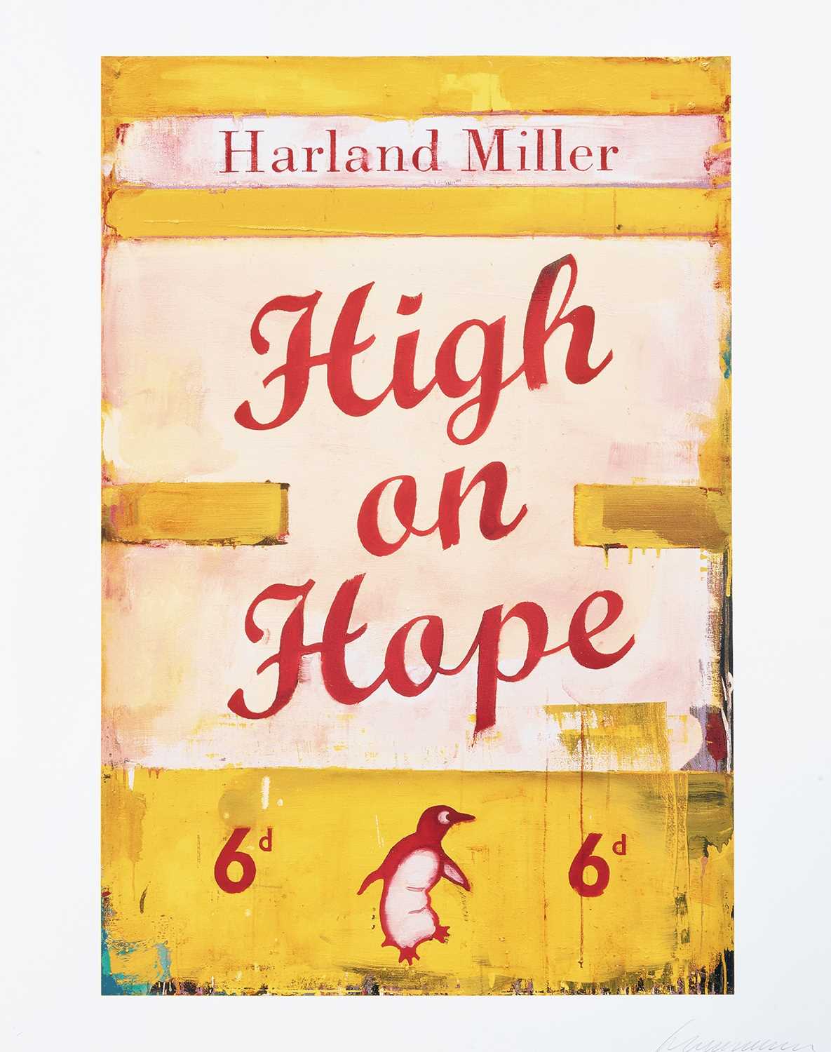 Lot 30 - Harland Miller (British 1964-), 'High On Hope', 2019
