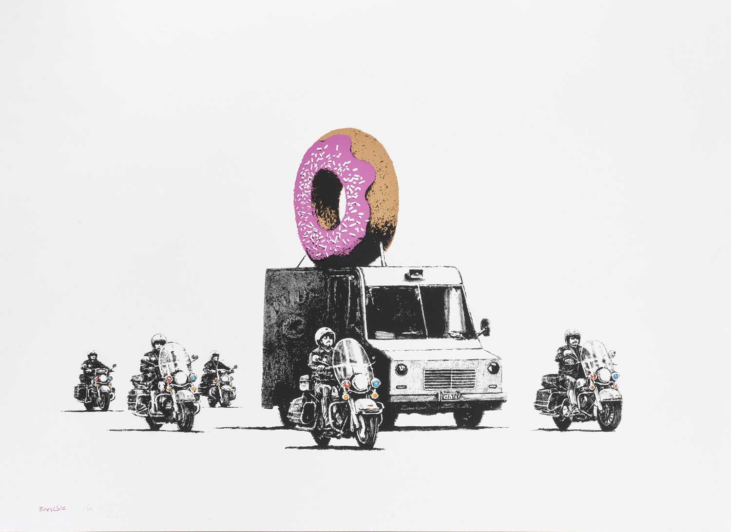 Lot 80 - Banksy (British 1974-), ‘Donuts (Strawberry)’, 2009