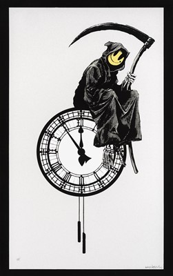Lot 81 - Banksy (British 1974-), 'Grin Reaper', 2005 (Signed)