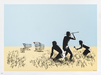 Lot 76 - Banksy (British 1974-), ‘Trolleys (Colour)’, 2007 (Signed)