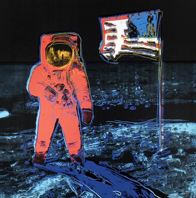 Lot 6 - Andy Warhol (American 1928-1987), 'Moonwalk 405 Pink', 1987