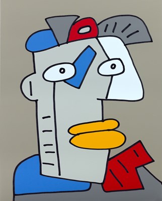Lot 111 - Thierry Noir (French 1958-), 'Pica Noir II', 2009