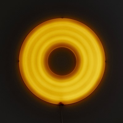 Lot 99 - Josh Sperling (American 1984-), 'Donut Lamp (Yellow)', 2020