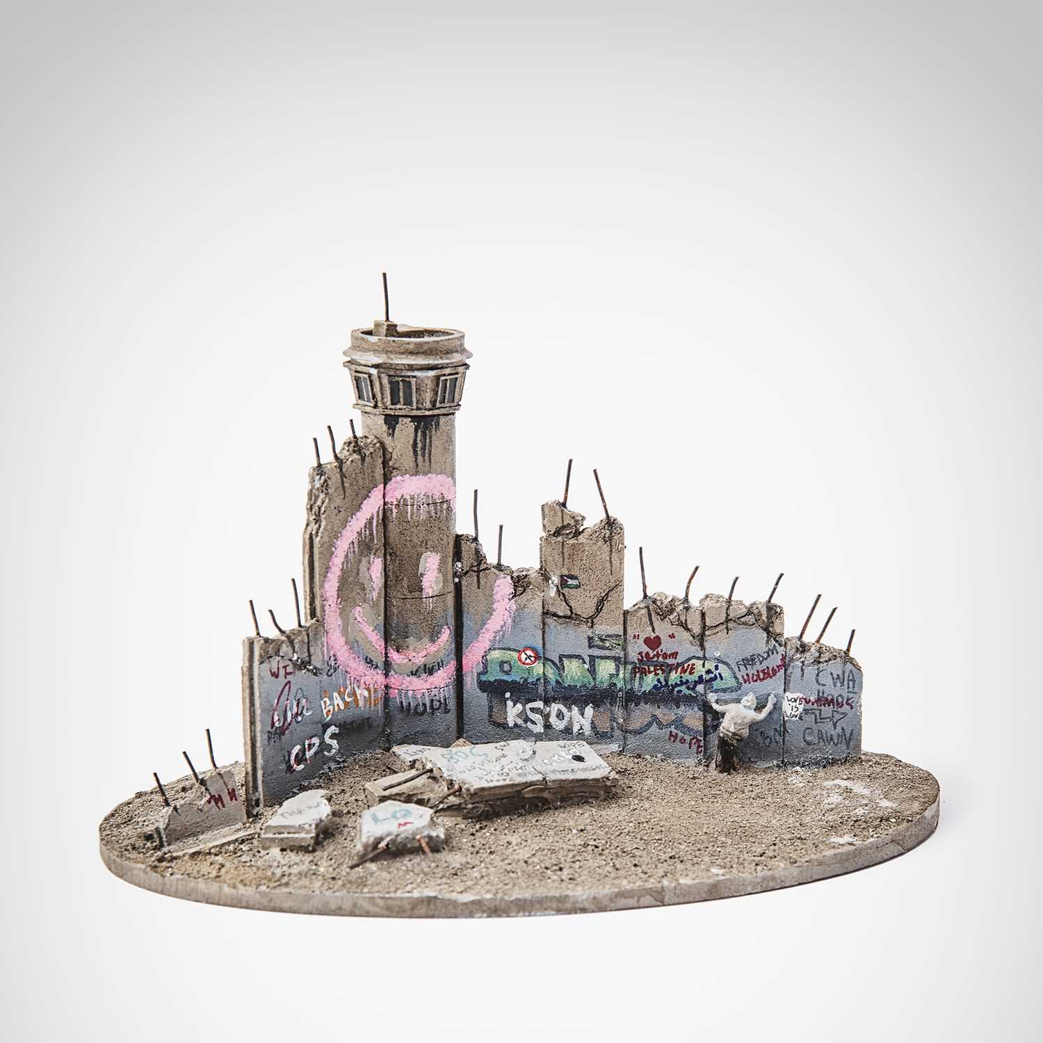 Lot 64 - Banksy (British 1974-), 'Walled Off Hotel - Smiley Tower'