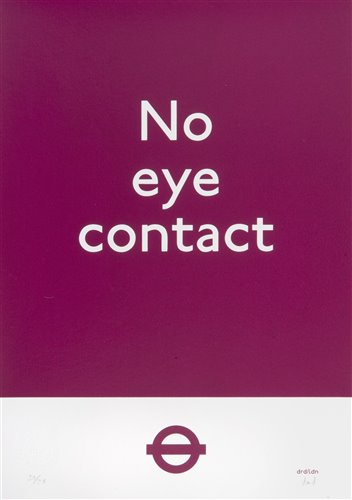 Lot 192 - Dr D (British), 'No Eye Contact (Purple)'