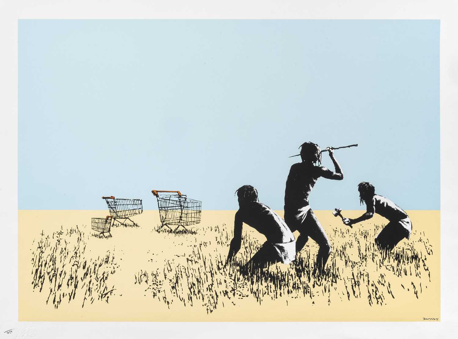 Lot 140 - Banksy (British 1974-), ‘Trolleys (Colour)’, 2007