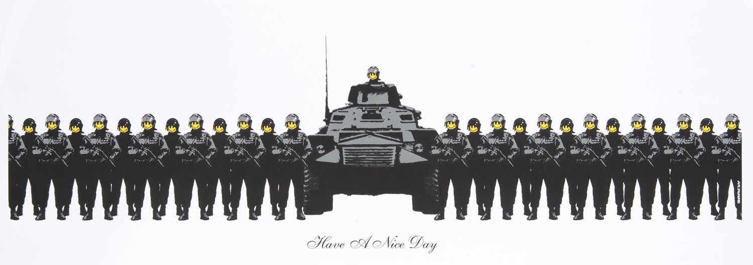 Lot 137 - Banksy (British 1974-), 'Have A Nice Day', 2003