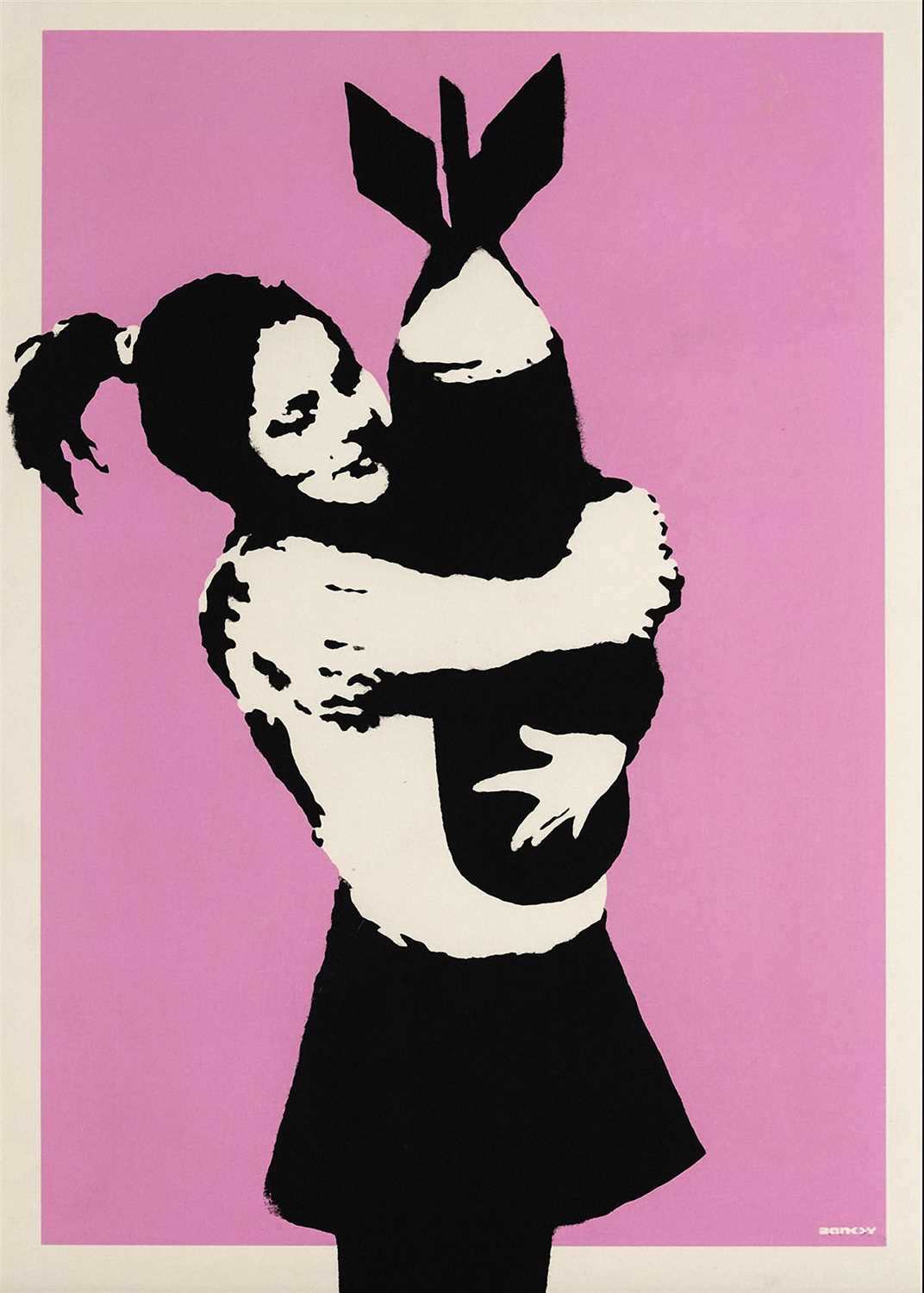 Lot 136 - Banksy (British 1974-), 'Bomb Hugger', 2003