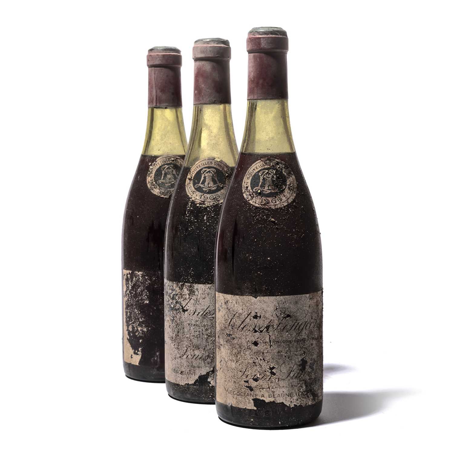 Lot 187 - 7 bottles 1966 Clos Vougeot L Latour