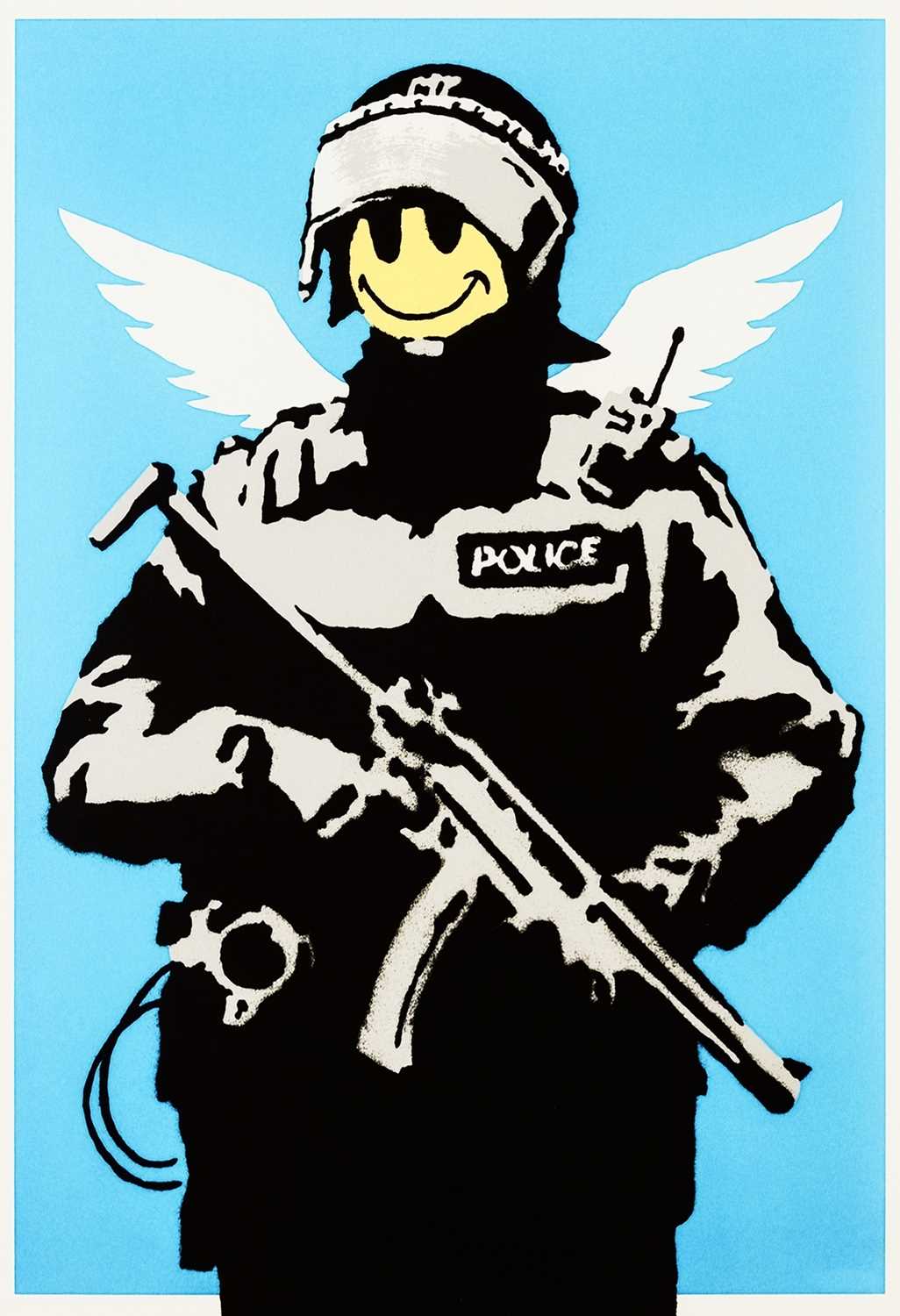Lot 141 - Banksy (British 1974-), 'Flying Copper', 2003