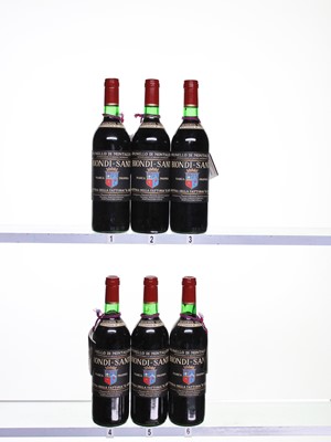 Lot 252 - 6 bottles 1975 Brunello di Montalcino Riserva Biondi-Santi