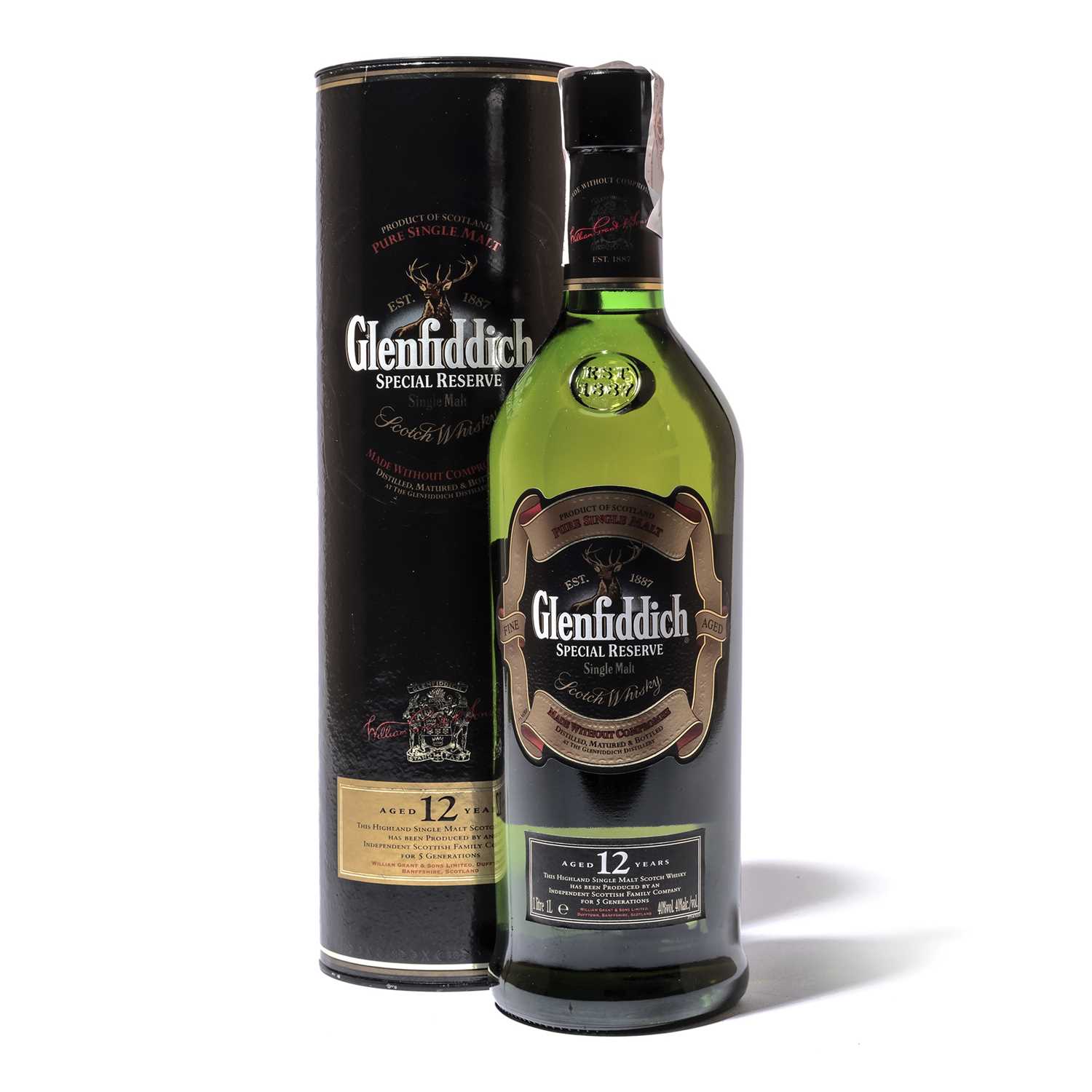 Lot 172 - 1 litre Glenfiddich Special Reserve 12 Year Old
