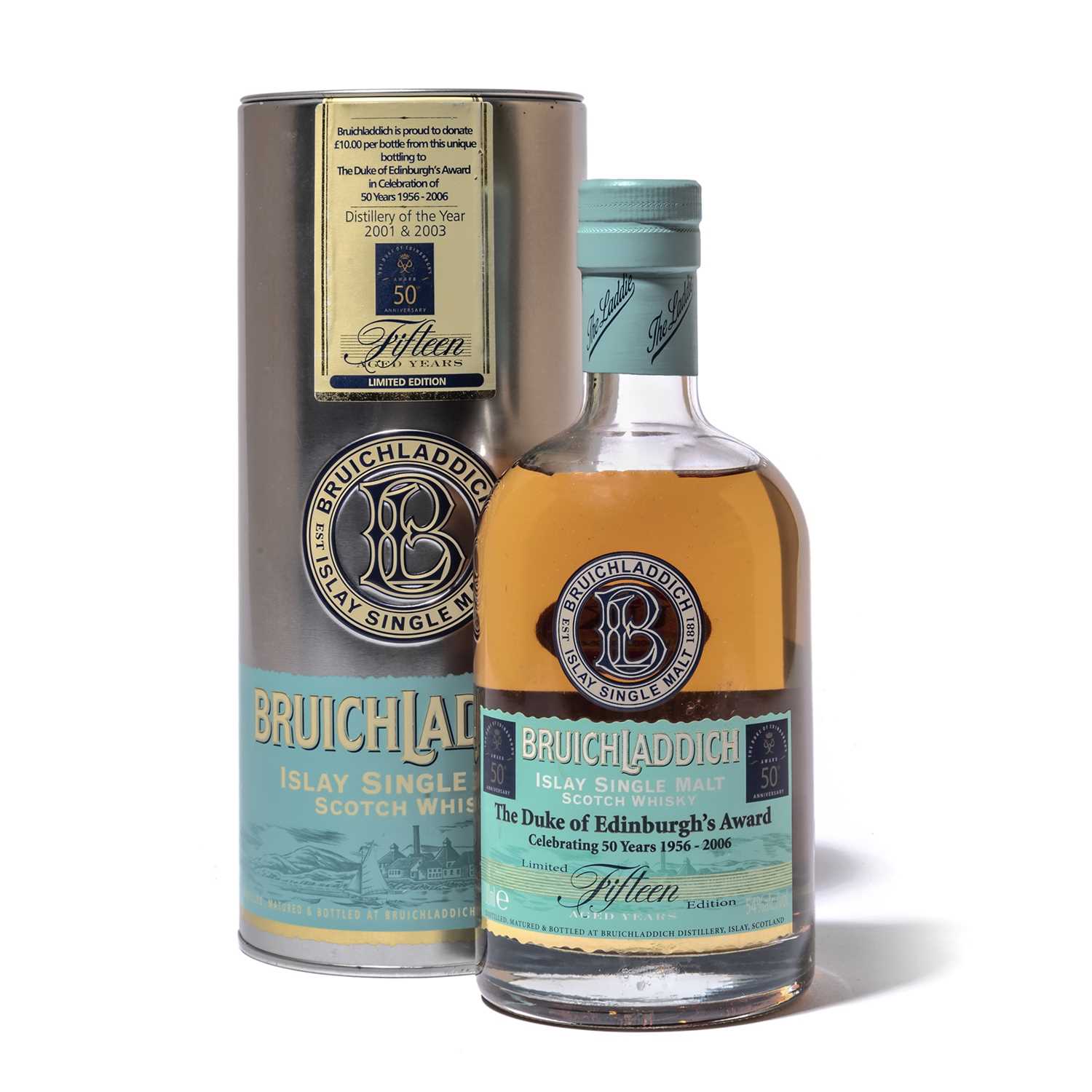 Lot 292 - 1 bottle Bruichladdich 15 Year Old Duke of Edinburgh's Award