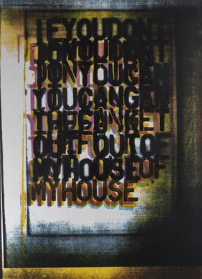 Lot 87 - Christopher Wool (American 1955-), 'My House I', 2000