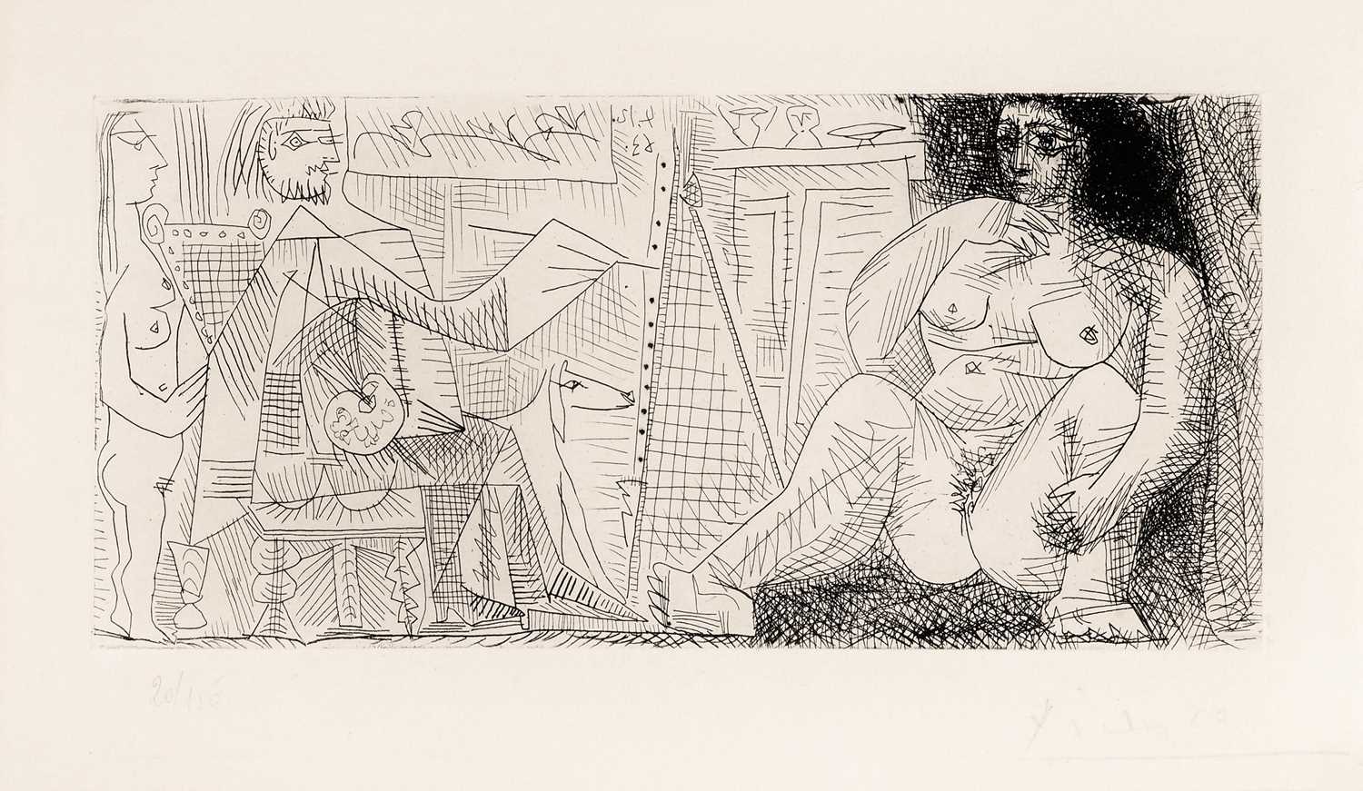 Lot 102 - Pablo Picasso (Spanish 1881-1973), 'Le Peintre et son Modele', 1963