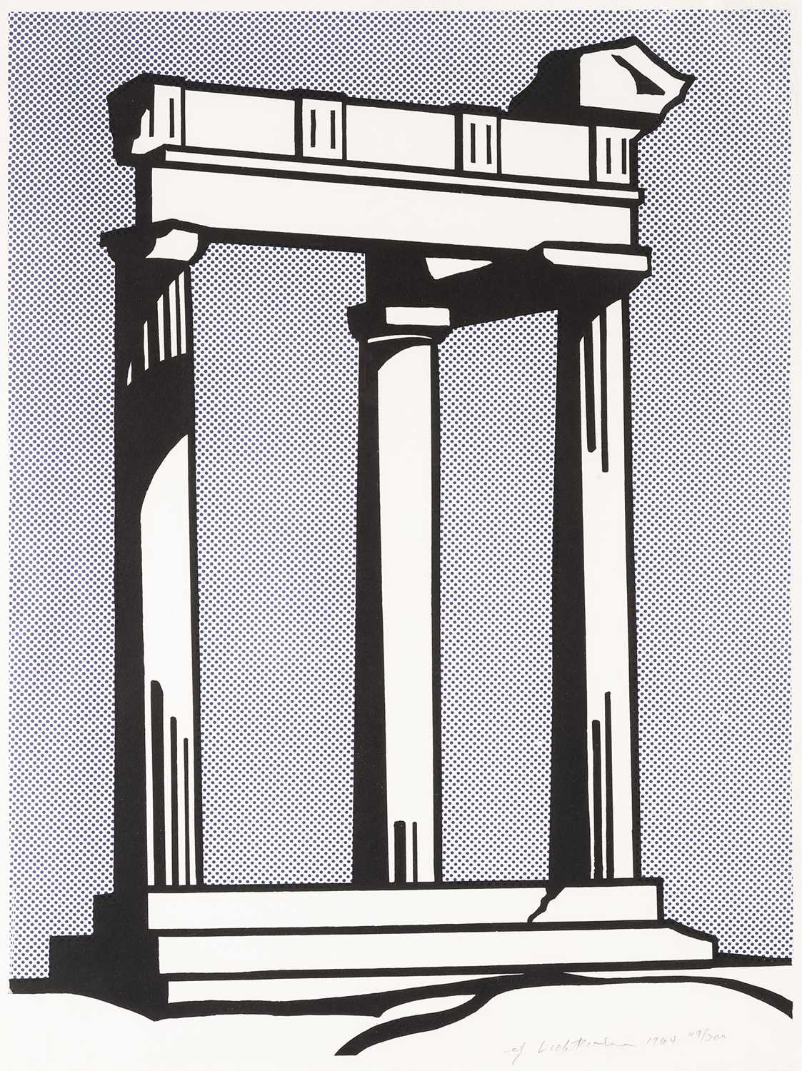 Lot 105 - Roy Lichtenstein (American 1923-1997), 'Temple', 1964