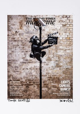 Lot 116 - Banksy (British 1974-), 'Lights, Camera, Vandalism', 2009