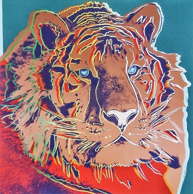 Lot 81 - Andy Warhol (American 1928-1987), 'Siberian Tiger, from Endangered Species', 1983