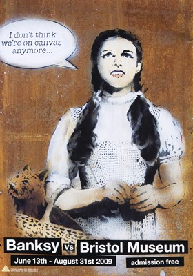 Lot 46 - Banksy (British 1974-), a collection of four Banksy vs Bristol Museum exhibition posters, 2009