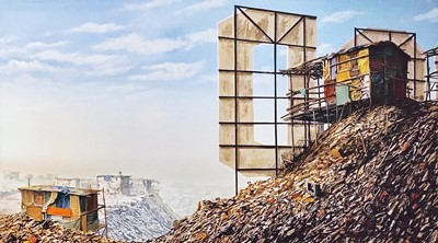 Lot 124a - Jeff Gillette (American 1959-), 'Hollywood Cliff', 2015