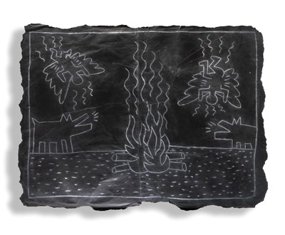 Lot 190 - Keith Haring (American 1958-1990), 'Untitled (Subway Drawing), 1980s