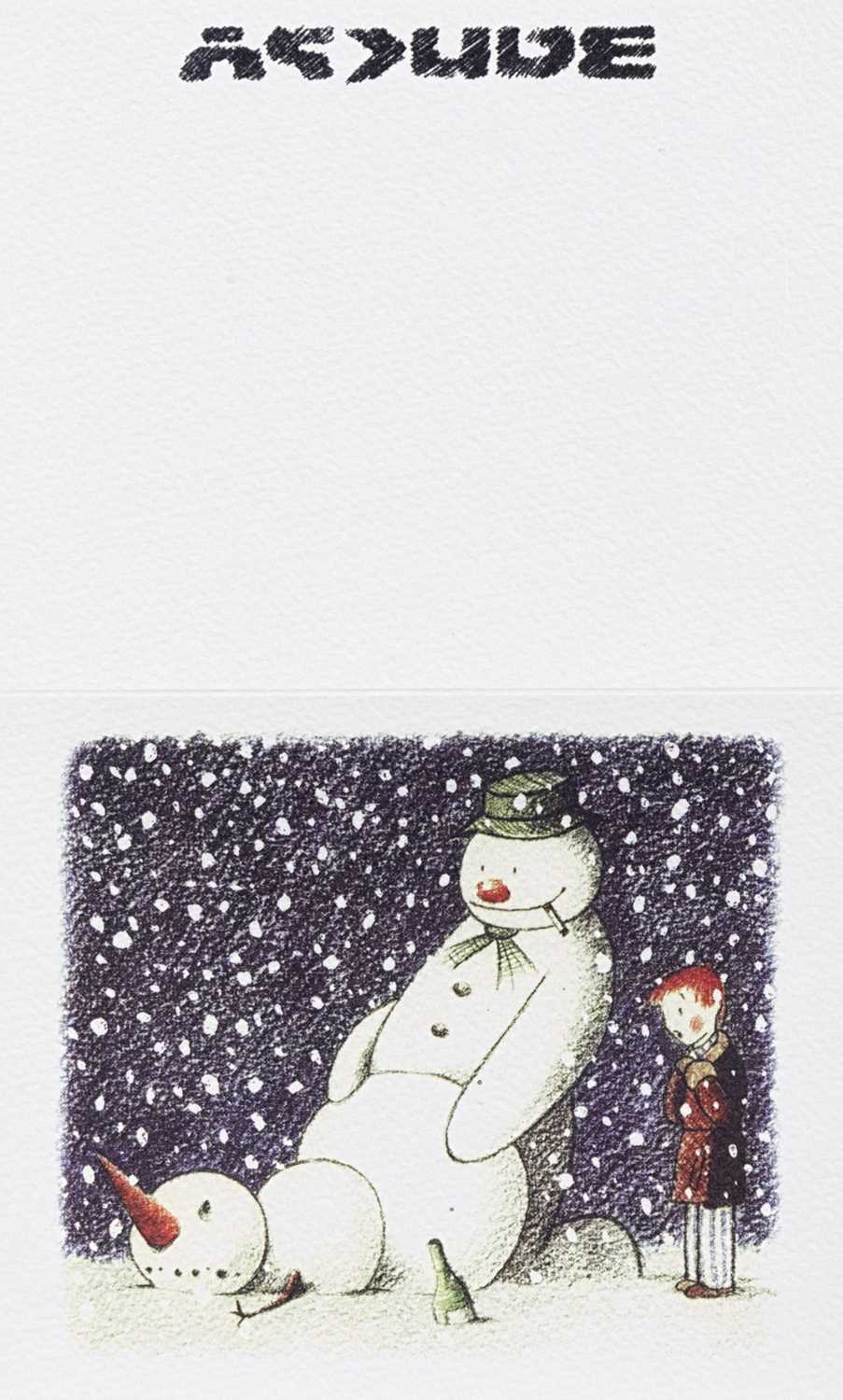 Lot 56 - Banksy (British 1974-), 'Rude Snowman', 2003