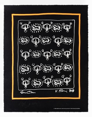 Lot 106 - Keith Haring & Eric Orr (Collaboration), 'Repeat', 2020