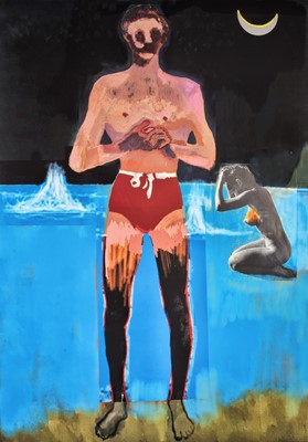 Lot 41 - Peter Doig (British 1959-), 'Bather For Secession', 2020