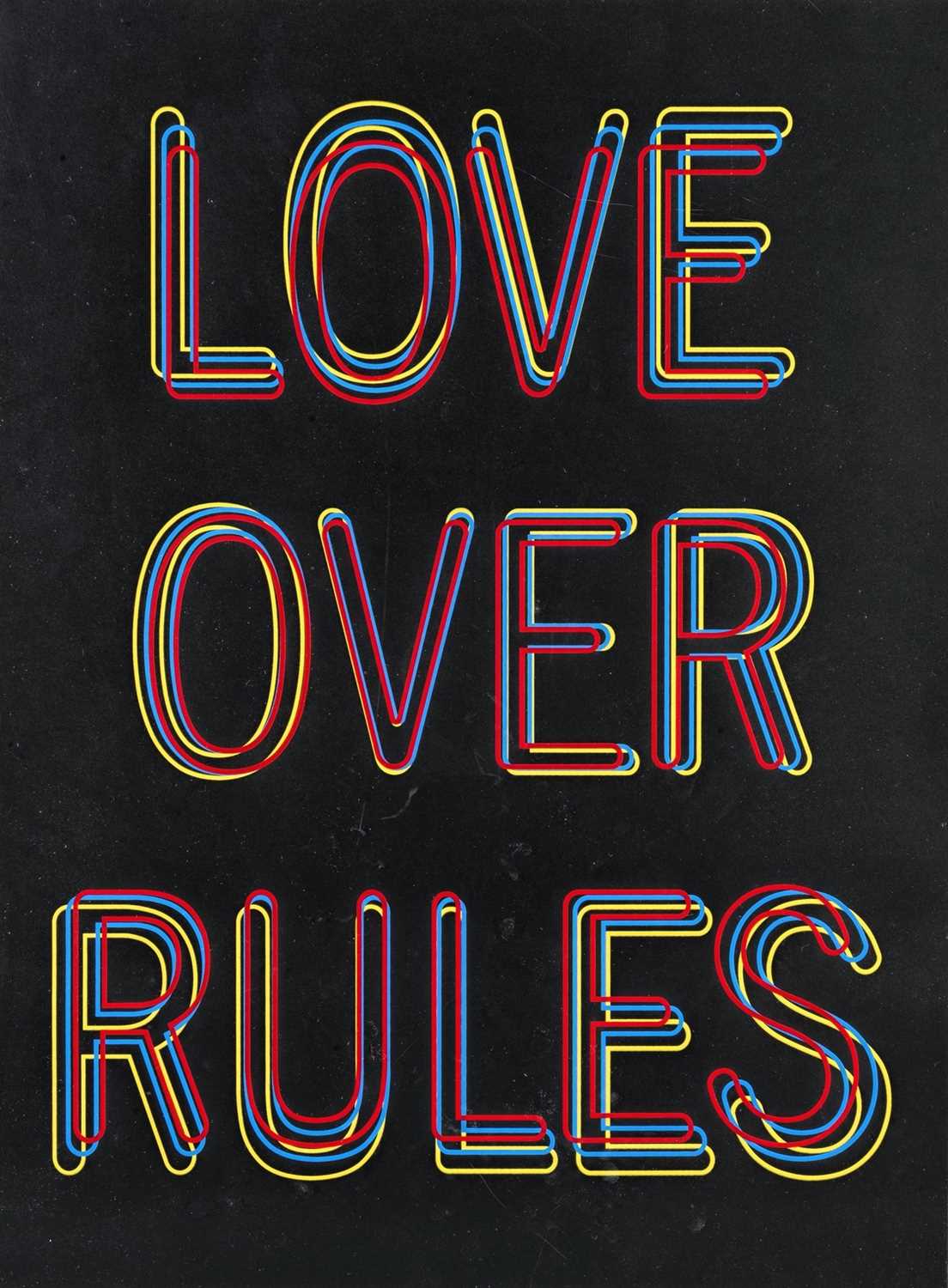 Lot 147 - Hank Willis Thomas (American 1976-), 'Love Over Rules', 2020